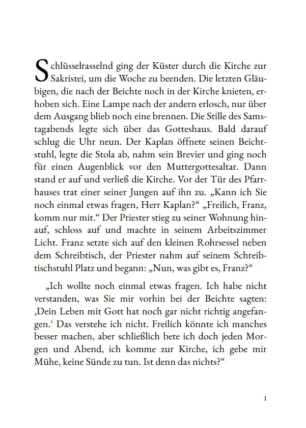 Ein entscheidendes Gebet Inhalt