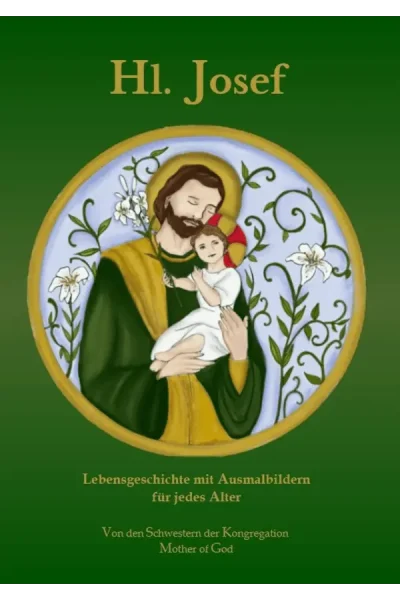 Hl. Josef ausmalbuch Cover Vorne.webp